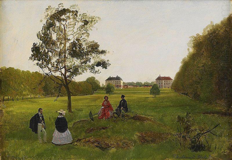 Carl Stefan Bennet Herrskap vid Ekolsunds slott china oil painting image
